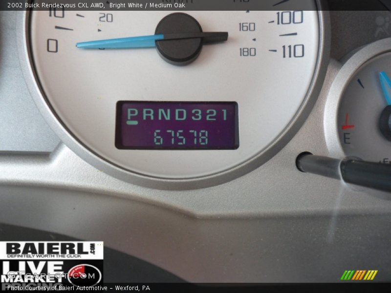 Bright White / Medium Oak 2002 Buick Rendezvous CXL AWD