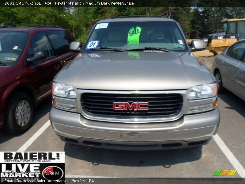 Pewter Metallic / Medium Dark Pewter/Shale 2001 GMC Yukon SLT 4x4