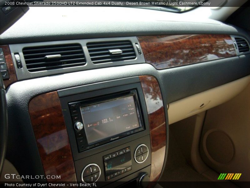 Desert Brown Metallic / Light Cashmere/Ebony 2008 Chevrolet Silverado 3500HD LTZ Extended Cab 4x4 Dually