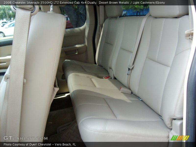 Desert Brown Metallic / Light Cashmere/Ebony 2008 Chevrolet Silverado 3500HD LTZ Extended Cab 4x4 Dually