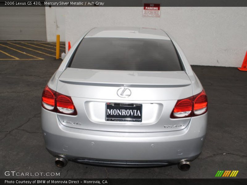 Mercury Silver Metallic / Ash Gray 2006 Lexus GS 430