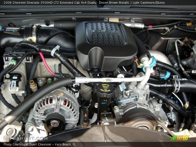  2008 Silverado 3500HD LTZ Extended Cab 4x4 Dually Engine - 6.6 Liter OHV 32-Valve Duramax Turbo Diesel V8