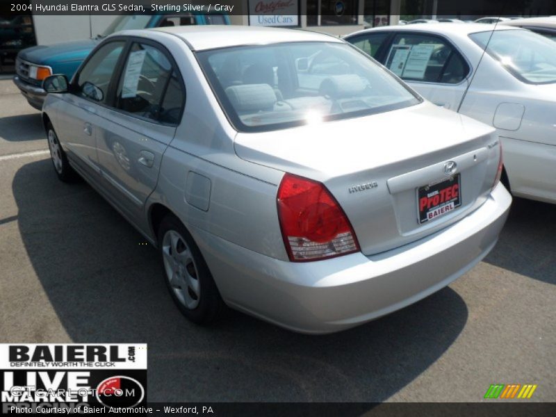 Sterling Silver / Gray 2004 Hyundai Elantra GLS Sedan