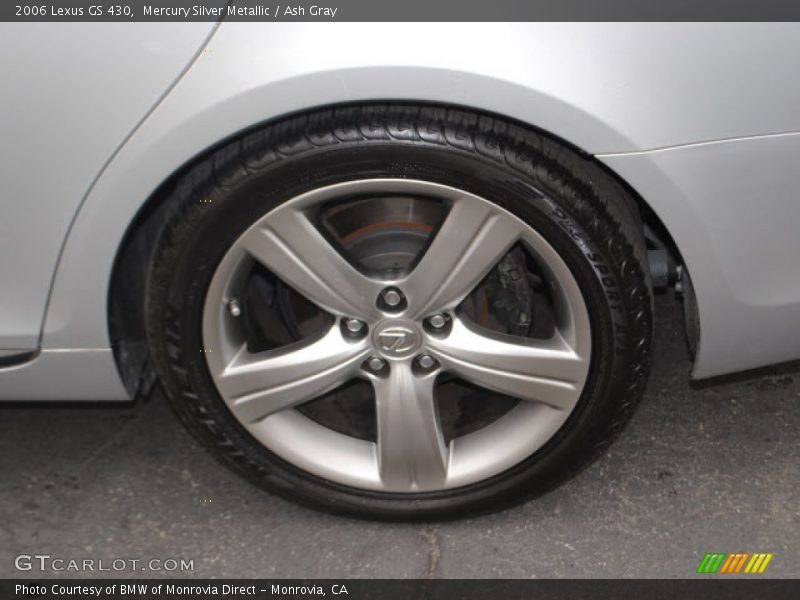 Mercury Silver Metallic / Ash Gray 2006 Lexus GS 430