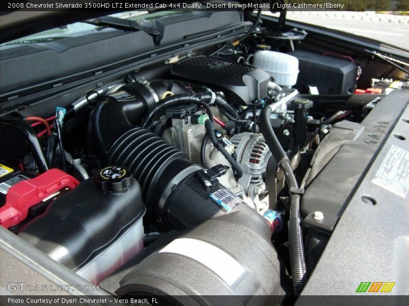  2008 Silverado 3500HD LTZ Extended Cab 4x4 Dually Engine - 6.6 Liter OHV 32-Valve Duramax Turbo Diesel V8