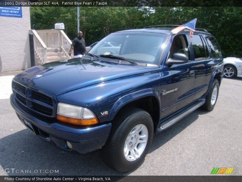 Patriot Blue Pearl / Taupe 2001 Dodge Durango SLT 4x4