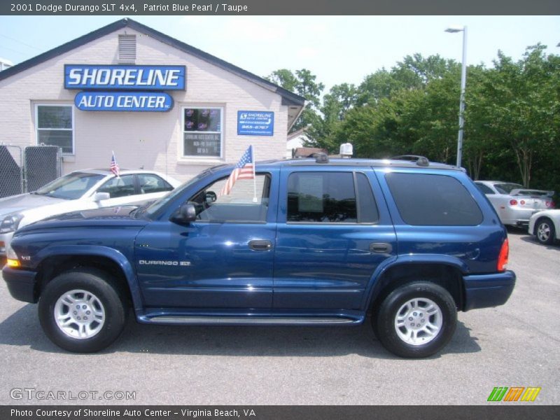 Patriot Blue Pearl / Taupe 2001 Dodge Durango SLT 4x4