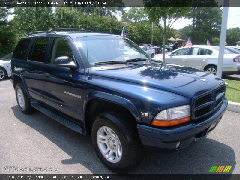 Patriot Blue Pearl / Taupe 2001 Dodge Durango SLT 4x4