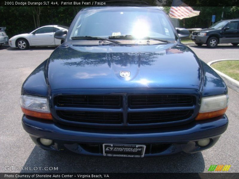 Patriot Blue Pearl / Taupe 2001 Dodge Durango SLT 4x4