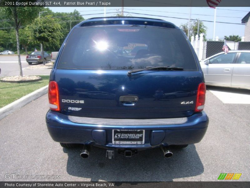 Patriot Blue Pearl / Taupe 2001 Dodge Durango SLT 4x4