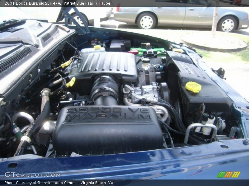Patriot Blue Pearl / Taupe 2001 Dodge Durango SLT 4x4