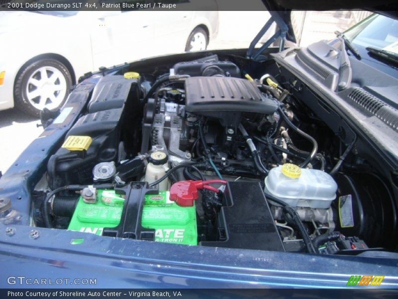 Patriot Blue Pearl / Taupe 2001 Dodge Durango SLT 4x4