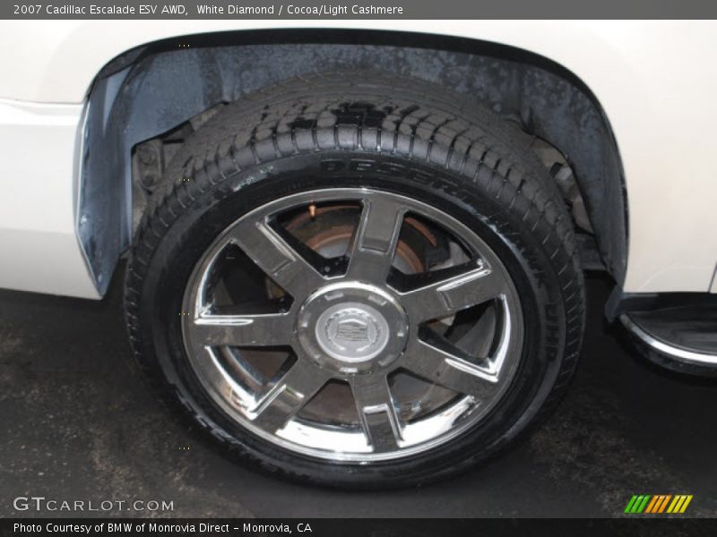 White Diamond / Cocoa/Light Cashmere 2007 Cadillac Escalade ESV AWD