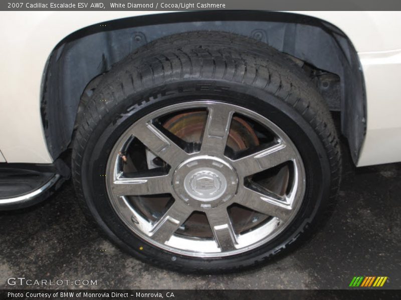 White Diamond / Cocoa/Light Cashmere 2007 Cadillac Escalade ESV AWD