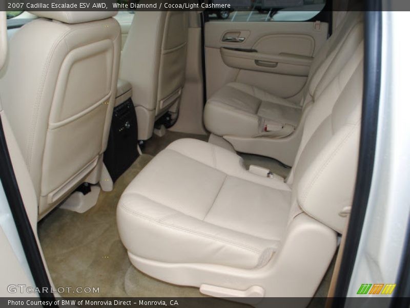 White Diamond / Cocoa/Light Cashmere 2007 Cadillac Escalade ESV AWD