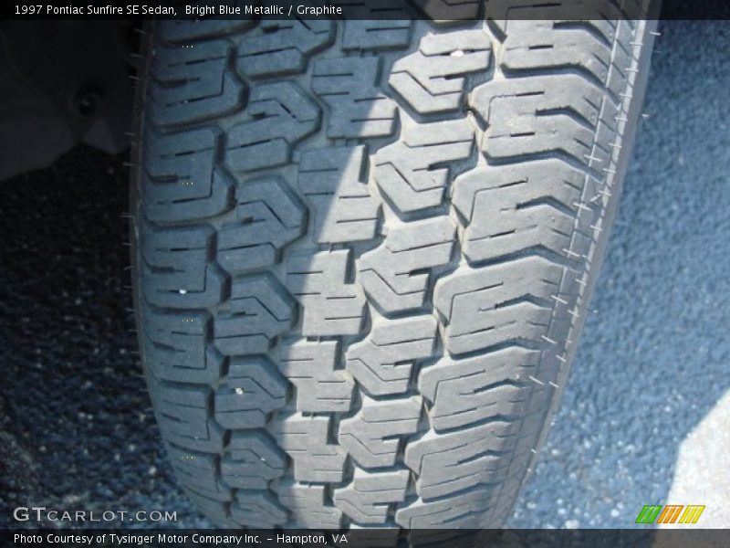 Bright Blue Metallic / Graphite 1997 Pontiac Sunfire SE Sedan