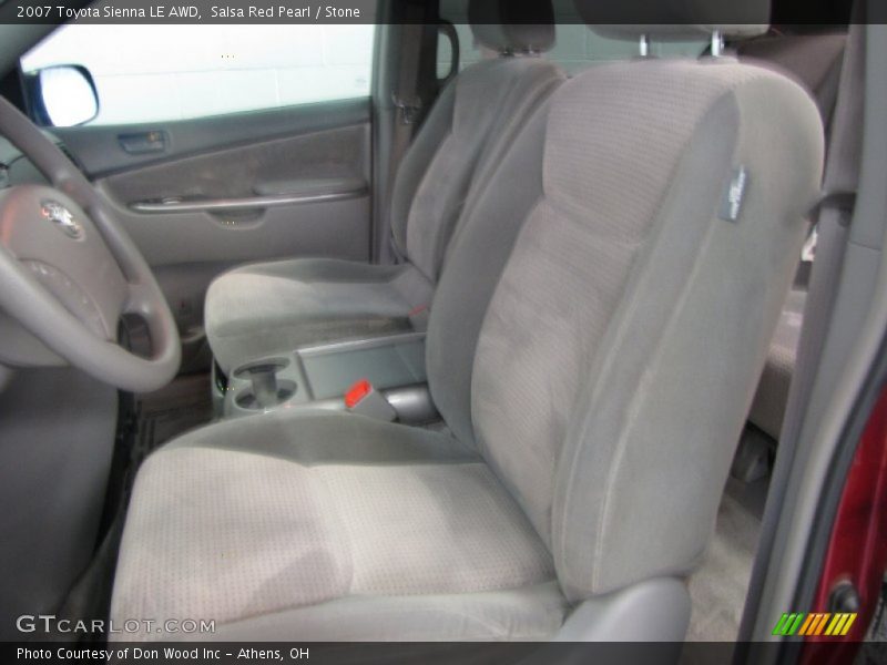 Salsa Red Pearl / Stone 2007 Toyota Sienna LE AWD