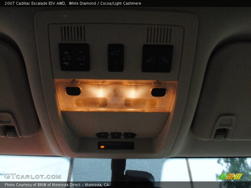 White Diamond / Cocoa/Light Cashmere 2007 Cadillac Escalade ESV AWD