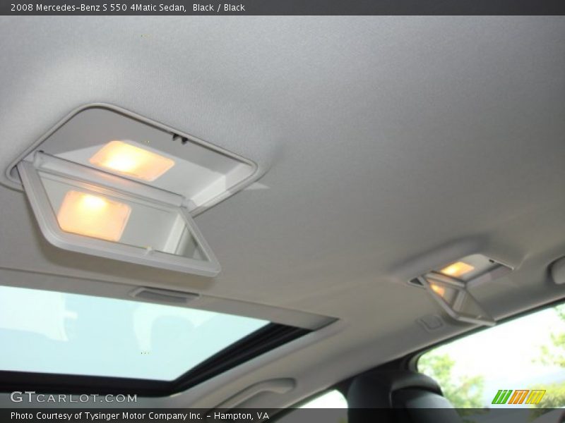 Black / Black 2008 Mercedes-Benz S 550 4Matic Sedan