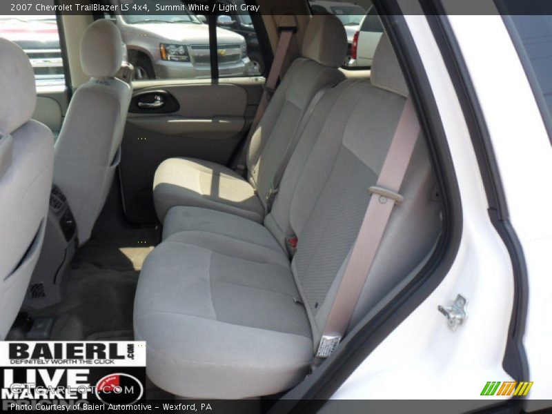 Summit White / Light Gray 2007 Chevrolet TrailBlazer LS 4x4