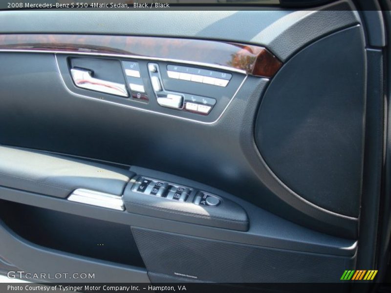 Black / Black 2008 Mercedes-Benz S 550 4Matic Sedan