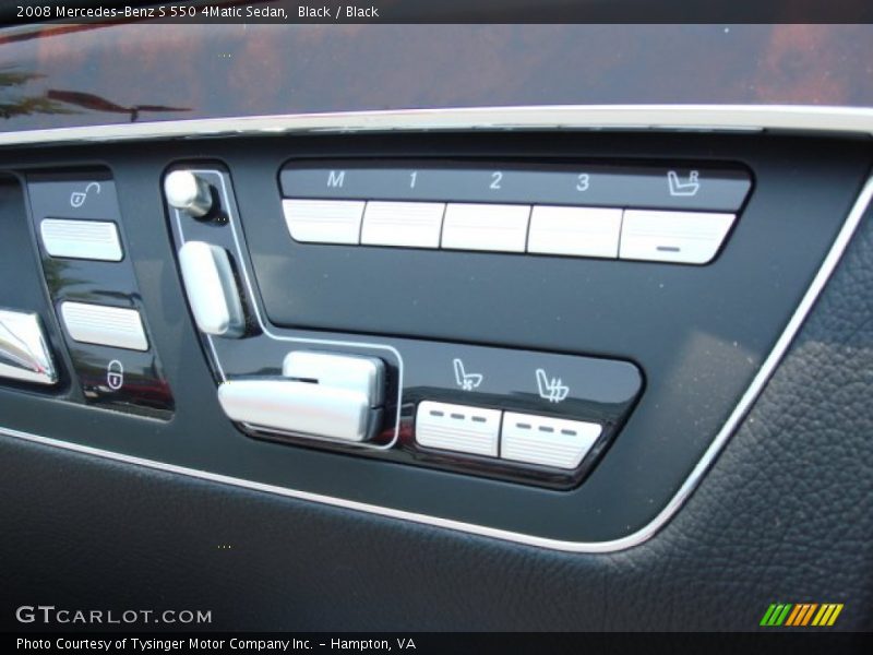 Black / Black 2008 Mercedes-Benz S 550 4Matic Sedan