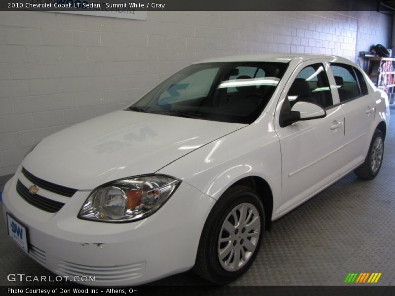 Summit White / Gray 2010 Chevrolet Cobalt LT Sedan
