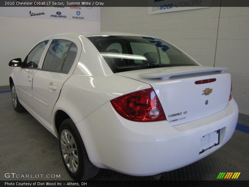 Summit White / Gray 2010 Chevrolet Cobalt LT Sedan