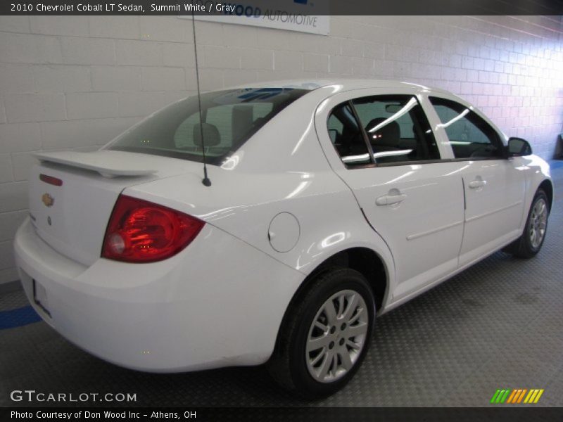 Summit White / Gray 2010 Chevrolet Cobalt LT Sedan