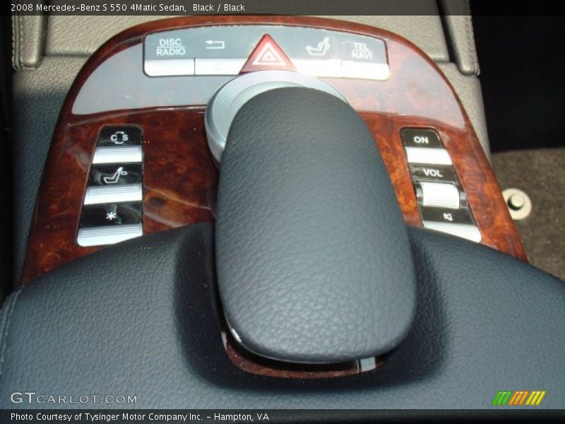 Black / Black 2008 Mercedes-Benz S 550 4Matic Sedan