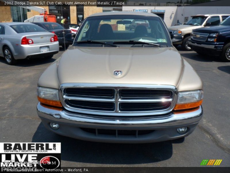 Light Almond Pearl Metallic / Taupe 2002 Dodge Dakota SLT Club Cab