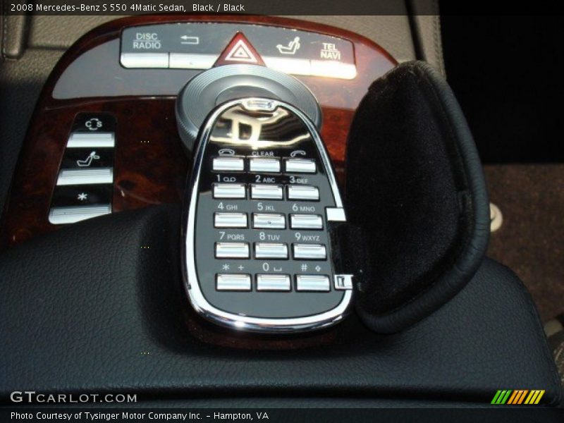 Black / Black 2008 Mercedes-Benz S 550 4Matic Sedan