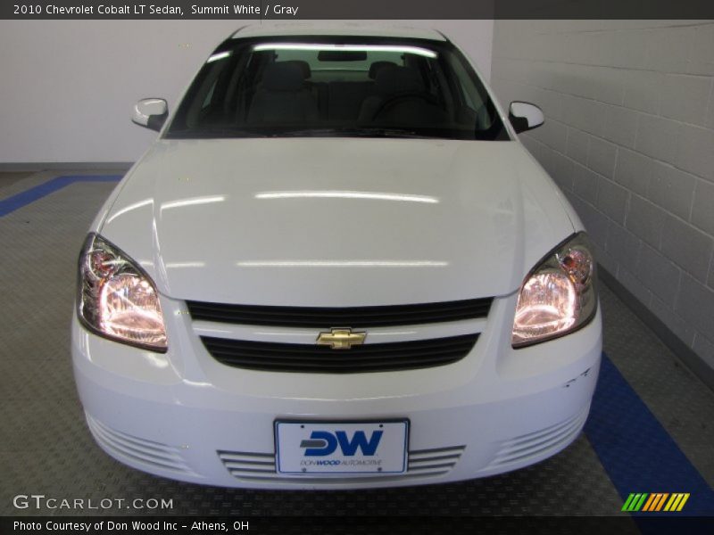 Summit White / Gray 2010 Chevrolet Cobalt LT Sedan