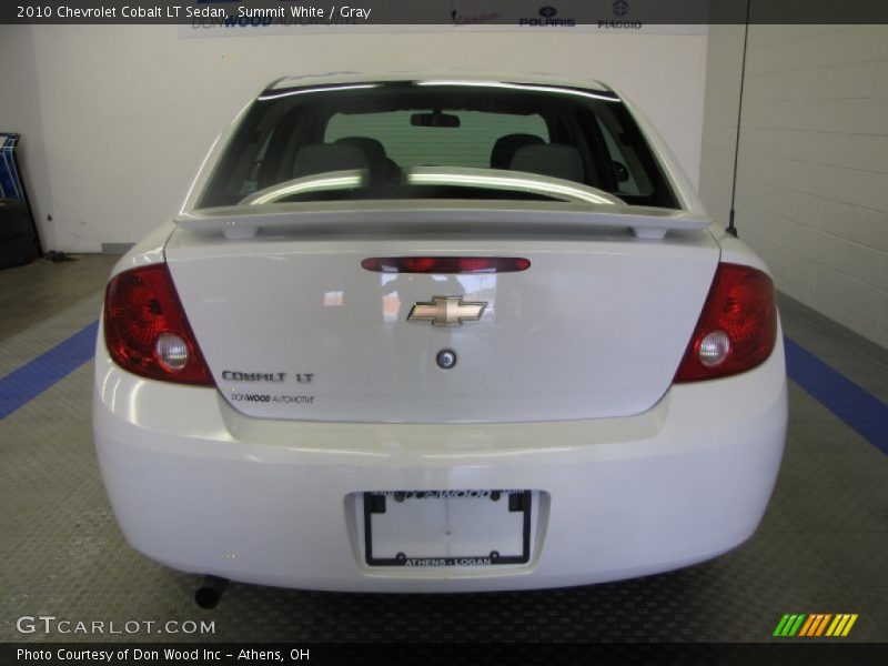 Summit White / Gray 2010 Chevrolet Cobalt LT Sedan
