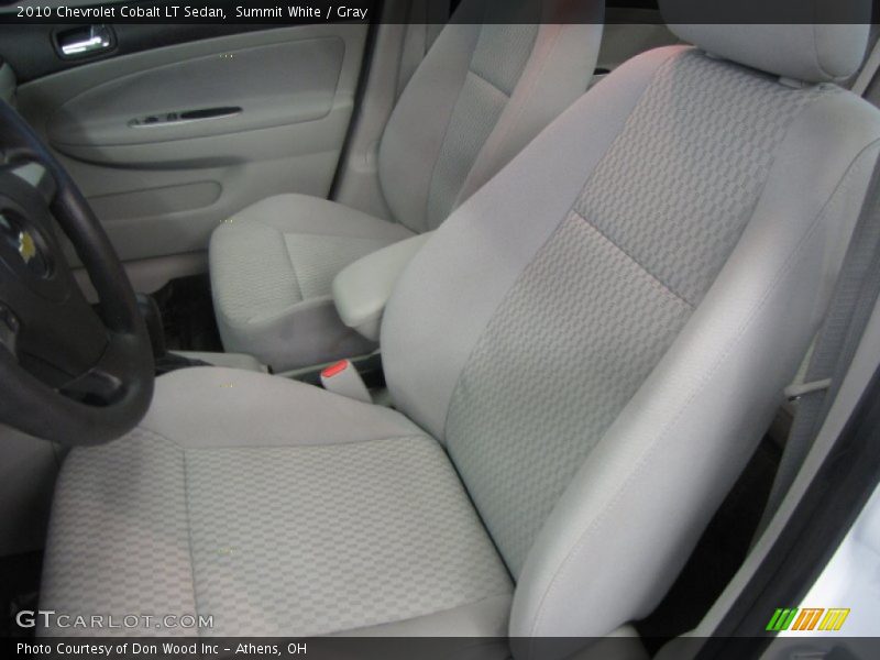 Summit White / Gray 2010 Chevrolet Cobalt LT Sedan