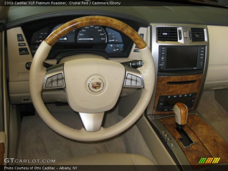 Dashboard of 2009 XLR Platinum Roadster