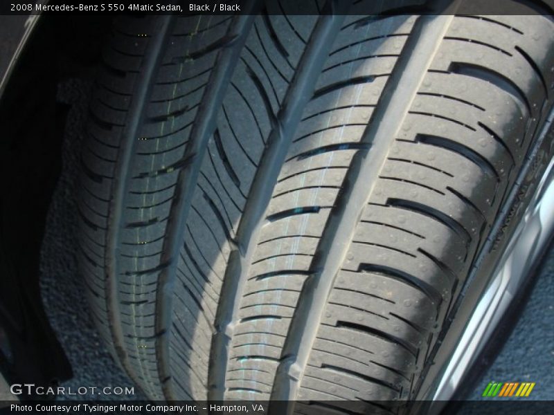 Black / Black 2008 Mercedes-Benz S 550 4Matic Sedan