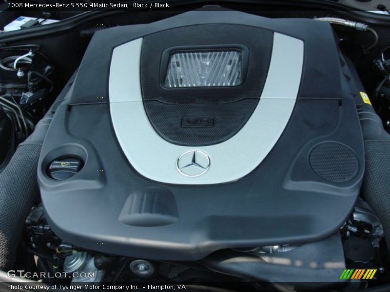 Black / Black 2008 Mercedes-Benz S 550 4Matic Sedan