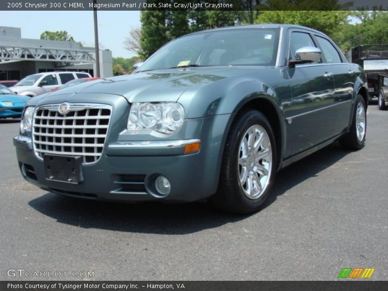 Magnesium Pearl / Dark Slate Gray/Light Graystone 2005 Chrysler 300 C HEMI