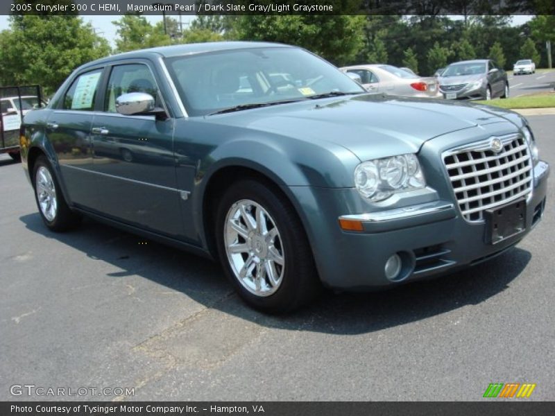 Magnesium Pearl / Dark Slate Gray/Light Graystone 2005 Chrysler 300 C HEMI