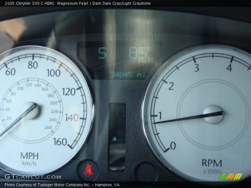 Magnesium Pearl / Dark Slate Gray/Light Graystone 2005 Chrysler 300 C HEMI