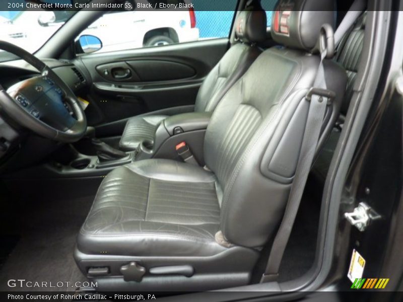  2004 Monte Carlo Intimidator SS Ebony Black Interior