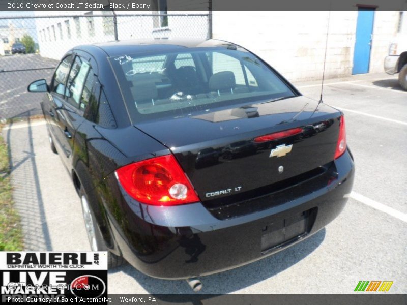 Black / Ebony 2010 Chevrolet Cobalt LT Sedan