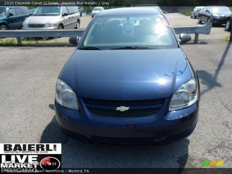 Imperial Blue Metallic / Gray 2010 Chevrolet Cobalt LS Sedan