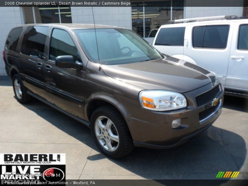 Desert Brown Metallic / Cashmere Beige 2008 Chevrolet Uplander LS