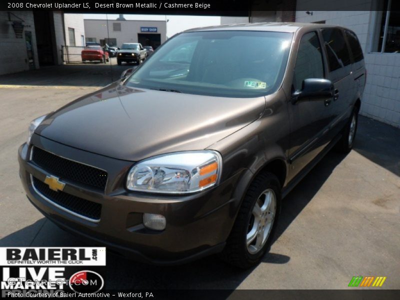 Desert Brown Metallic / Cashmere Beige 2008 Chevrolet Uplander LS