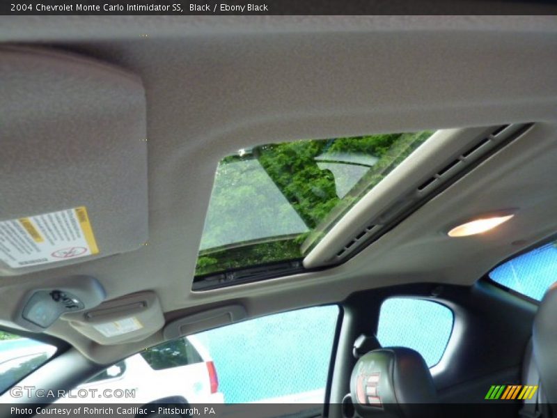 Black / Ebony Black 2004 Chevrolet Monte Carlo Intimidator SS