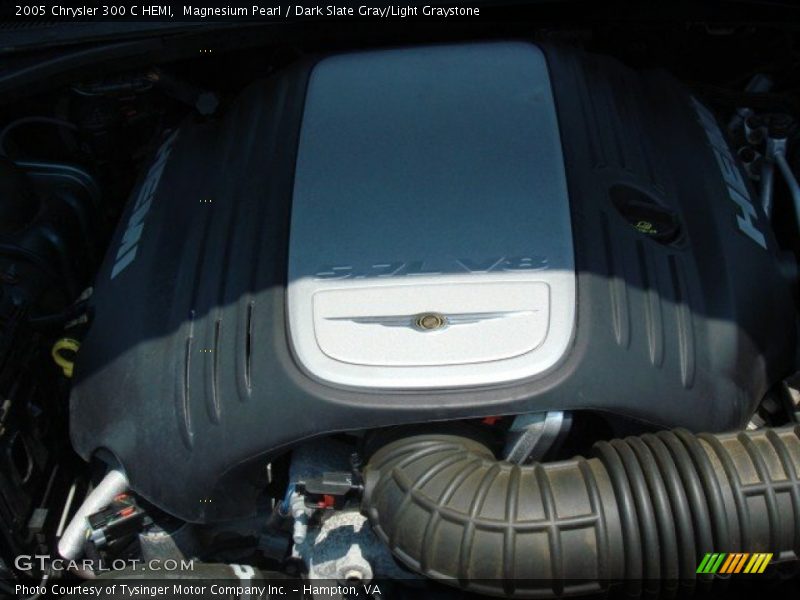 Magnesium Pearl / Dark Slate Gray/Light Graystone 2005 Chrysler 300 C HEMI