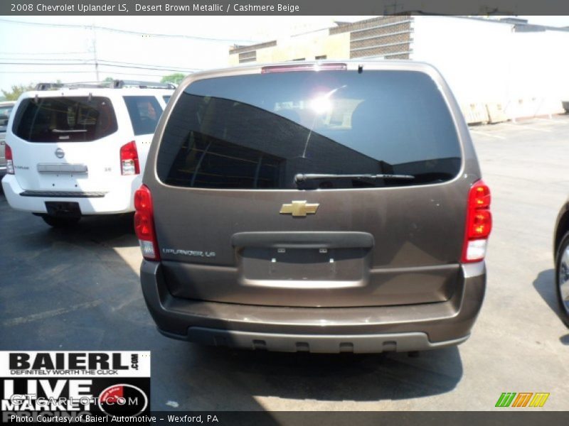 Desert Brown Metallic / Cashmere Beige 2008 Chevrolet Uplander LS