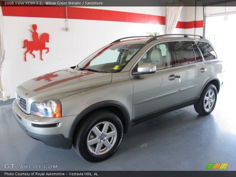 Willow Green Metallic / Sandstone 2008 Volvo XC90 3.2
